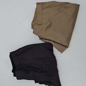 Stafford Flexfit travel classic Flat Front  performance microfiber Pants 38x32